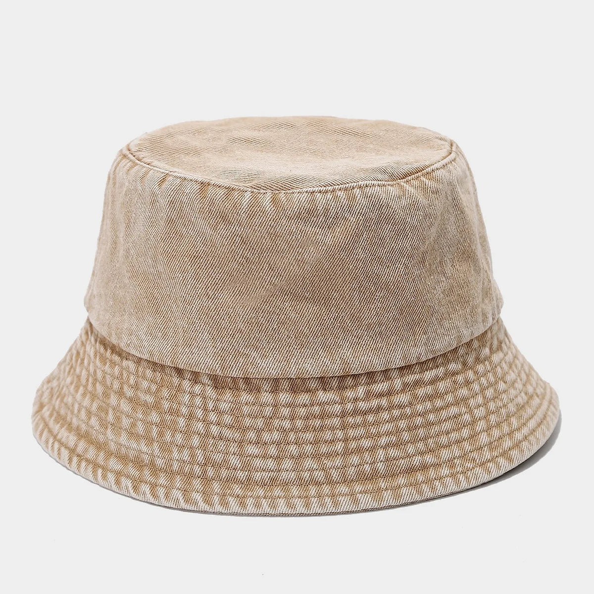Candy Color Unisex Summer Washed Denim Bucket Hat