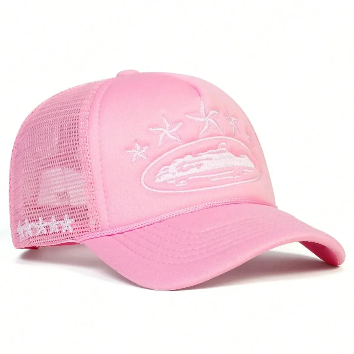 Unisex Men Women Cap Pentagram Embroidery Baseball Net Caps Spring Summer