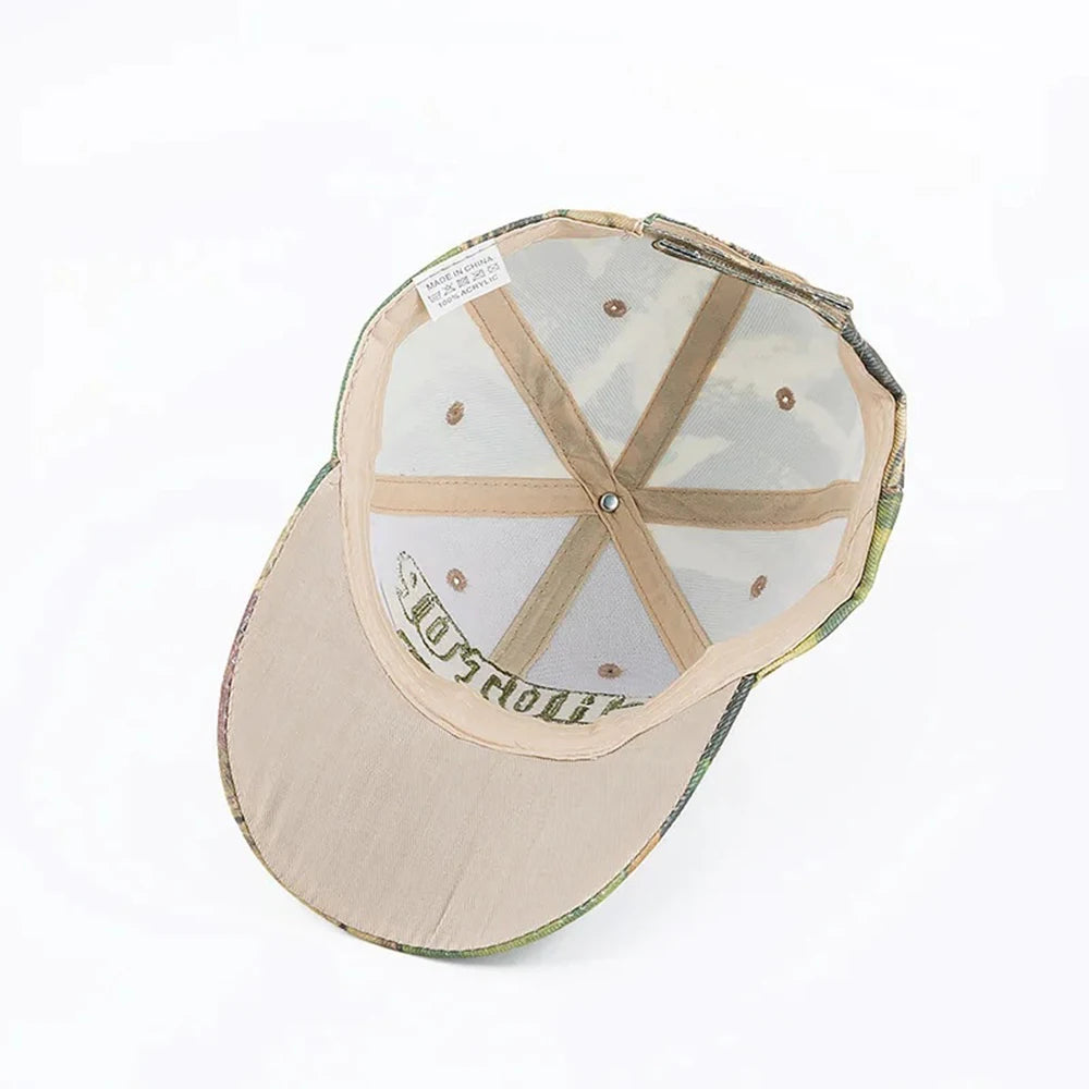 Trendy Embroidery Camouflage Baseball Caps