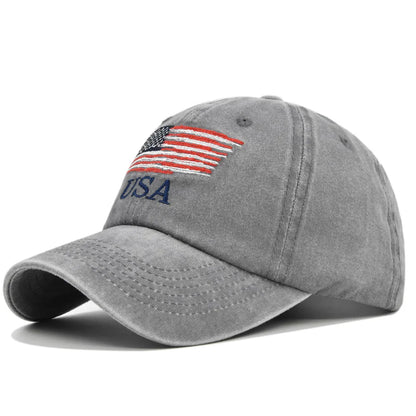 Unisex Tactical Military Baseball Cap Fashion Cotton USA American Flag