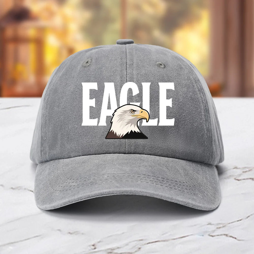 Classic Retro Eagle Head Printed Baseball Cap
