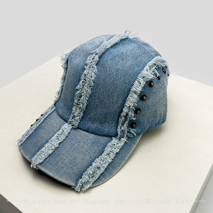New Men Women Retro Bow Broken Style Baseball Hats