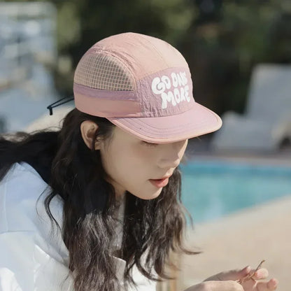Lightweight Quick Drying Running Caps Summer Breathable Outdoor Sports Caps Fashion Casual Hat