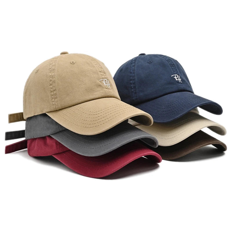1pcs Simple Letter Baseball Cap Adult Breathable Cotton Sports