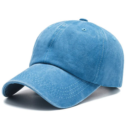 Baseball Caps Washed Cotton Women Men's Cap