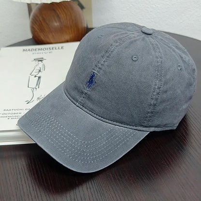 New Trendy Pony Embroidered Baseball Cap Showing Face Small Leisure Sports Cap