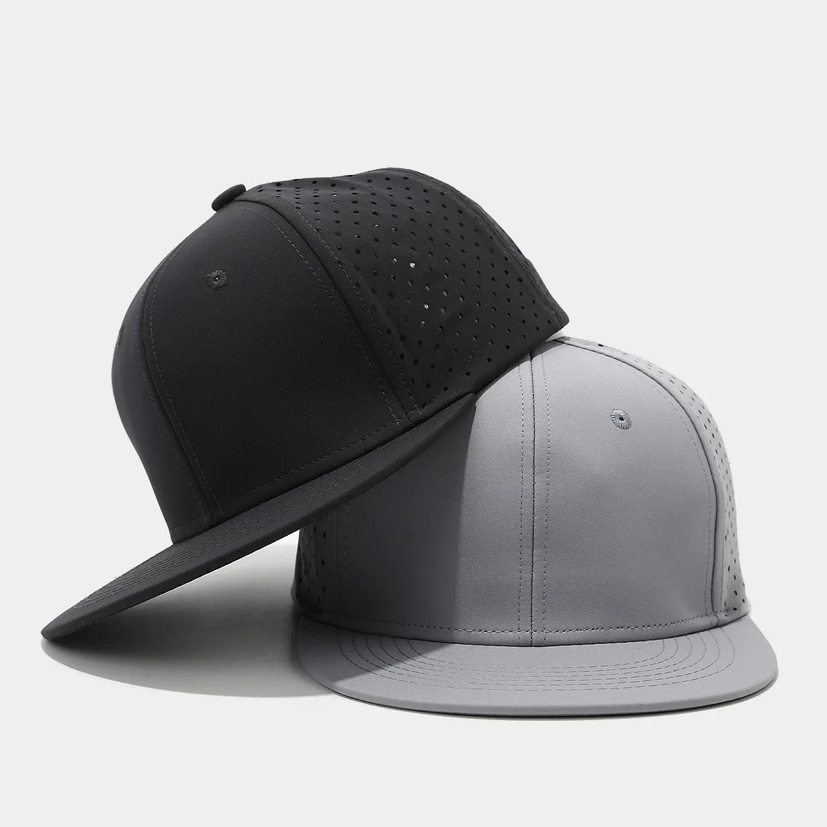 Full Closed Flat Brim Snapback Cap Unisex Hip Hop Men Women