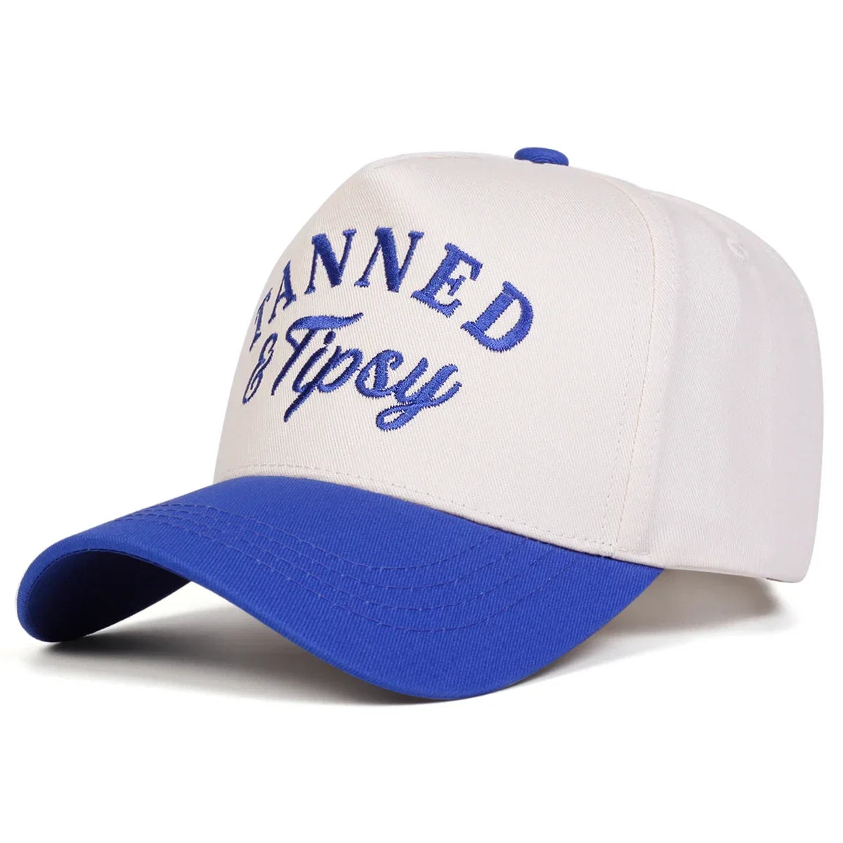 Unisex Tanned Tipsy Letter Embroidery Baseball Caps Spring Autumn