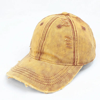 New Unisex Custom Logo Hole Broken Baseball Caps