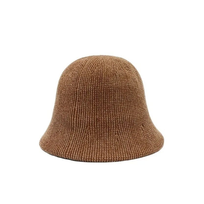 Casual Chenille Knitted Fisherman Hat British