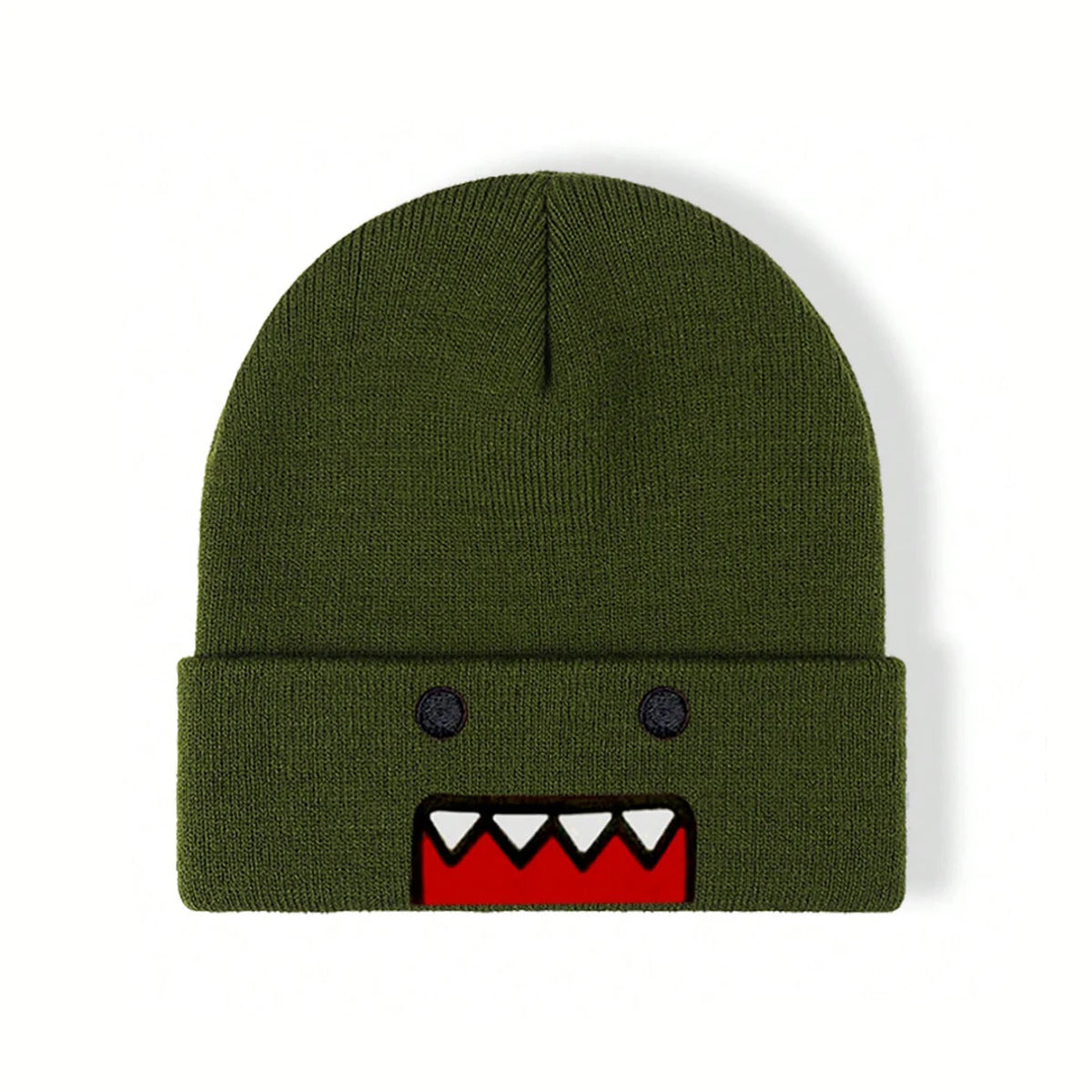 Cartoon Embroidered Knitted Hat Autumn Winter Outdoor
