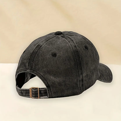 Unisex Y2K Style Embroidered Mimi Washed Baseball Cap