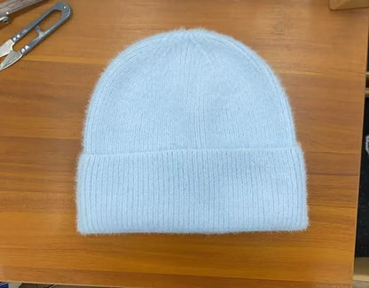New Soft Faux Fur Winter Beanies Hat For Women