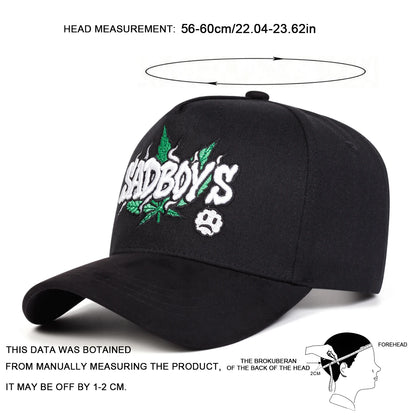 Unisex Sadboys Letter Embroidery Baseball Caps Spring Autumn