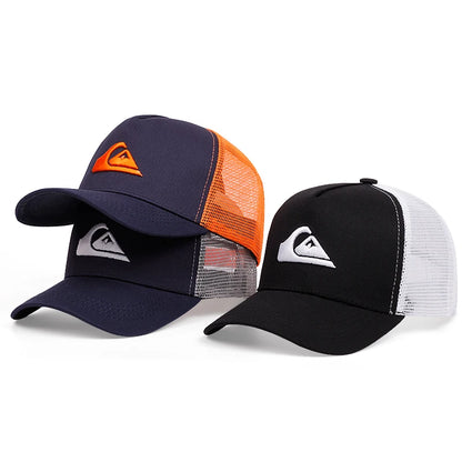 Simple Symbol Triangle Surfing Embroidery Outdoors Baseball Cap Summer