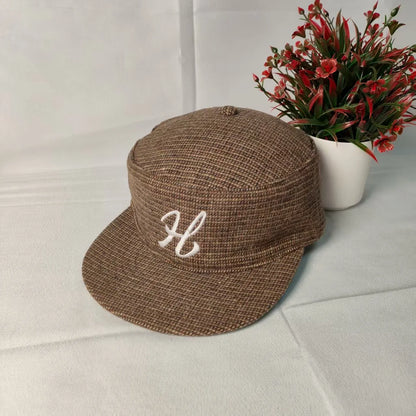 Autumn Unisex Old Money Flat Top Baseball Cap Retro