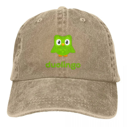 Fashion Duolingo Owl Duo Baseball Caps