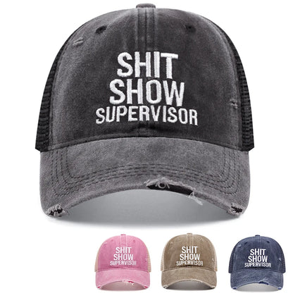 Shit Show Women Men Outdoors Football Baseball Caps