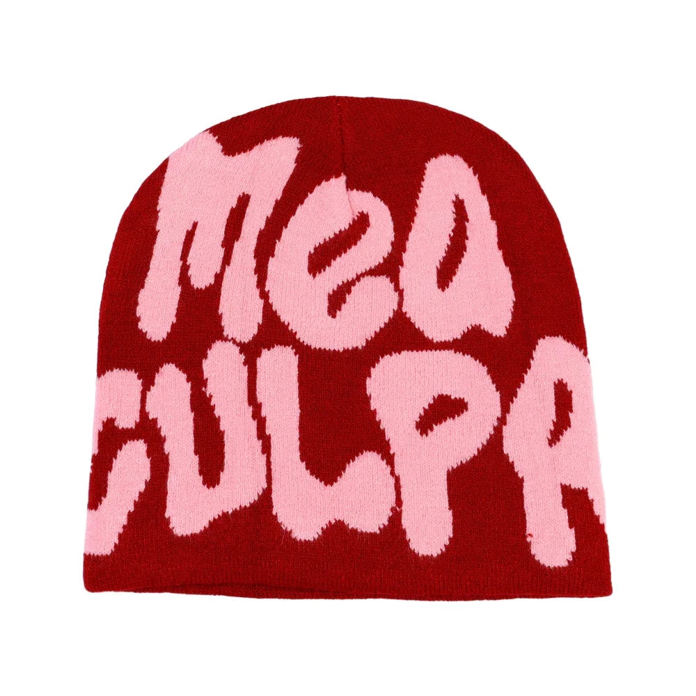 Knitting Beanies Hat Men Women Paragraph Quality Wool Cap