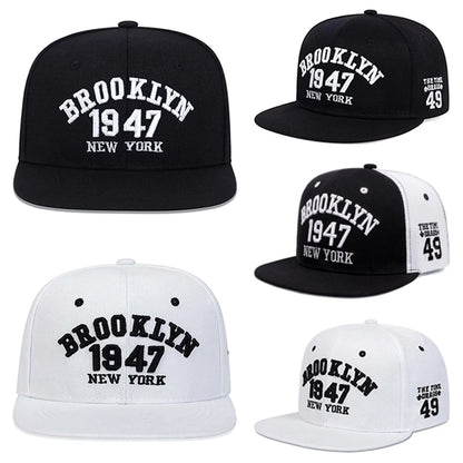 Baseball Hat Brooklyn 1947 Embroidered Outdoor Daily Casual