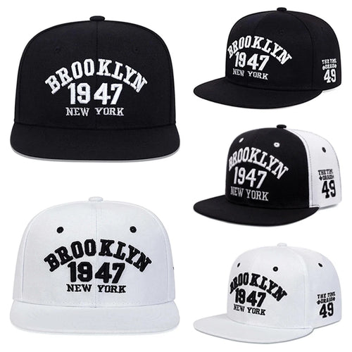 Baseball Hat Brooklyn 1947 Embroidered Outdoor Daily Casual