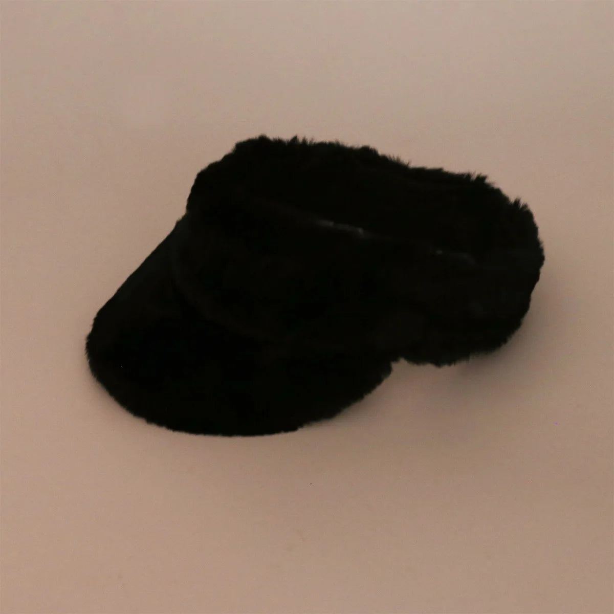 Ladies Fashionable Thickened Plush Round Top Hat