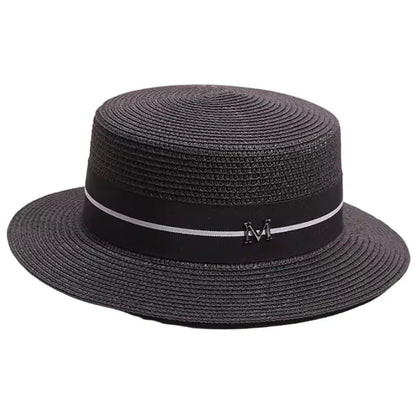 Women's Spring And Summer British Houndstooth Top Hats