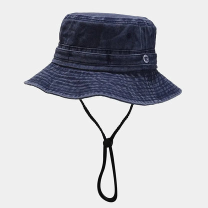 2022 Cotton Solid Color Bucket Hat Fisherman Hat