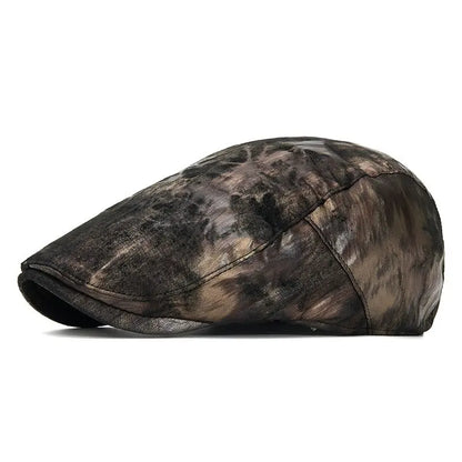 Four Seasons Polyester Print Newsboy Caps