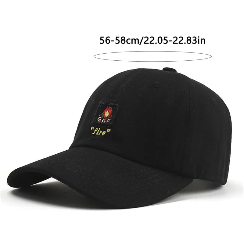 Women's Men's Cartoon Label Embroidery Baseball Cap Fashion Solid Color Dad Hat