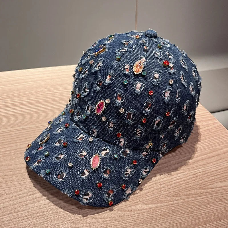 New Spring/Summer Washed Denim Baseball Cap