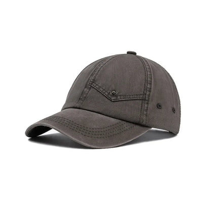 Spring Cotton Solid Casquette Baseball Cap Adjustable