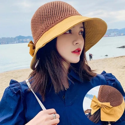 Outdoor UV Protection Sun Hat Summer Women's Bucket