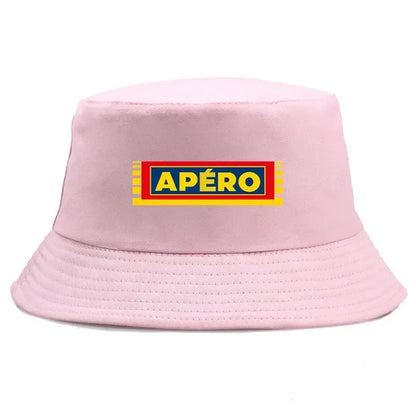 Adult Pastis Apero Bobs Man Reversible Bucket Hat Woman Outdoor Sports Fisherman Cap