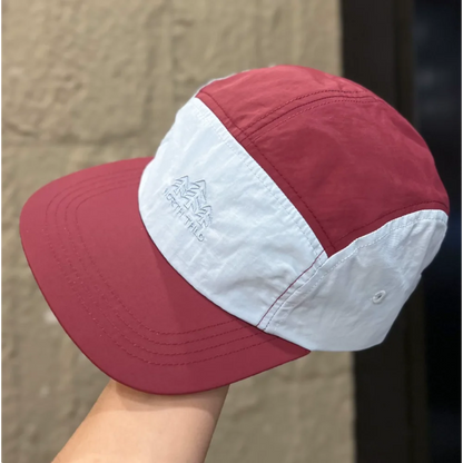 5 Panel Baseball Cap Flat Brim Nylon Mesh Waterproof Embroidery Letter Hat