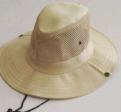New Fishing Caps Men's Outdoor Hat Knight Cap Wide Straw Hat