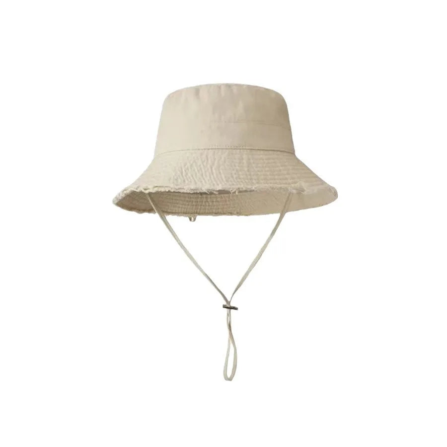 Outdoor Women Bucket Hat Wide Brim Fisherman Hat