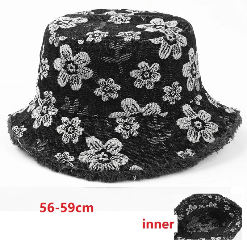 Washed Cotton Bucket Hat For Men Women Youth Teens Boys Girls