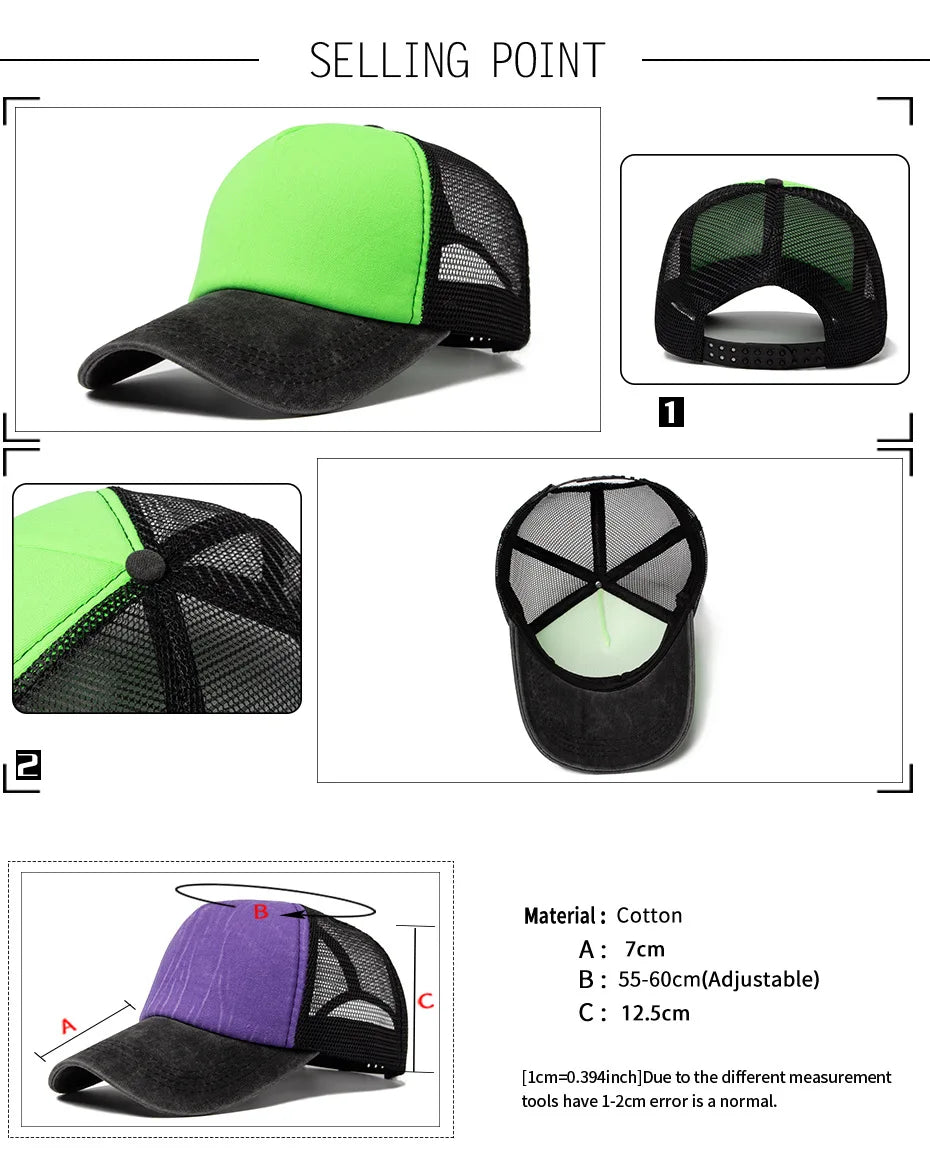 1pcs Baseball Cap Men's Summer