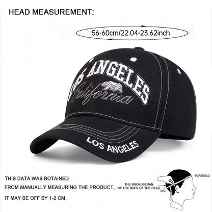 Losangeles Bear Embroidered Baseball Hat Men's