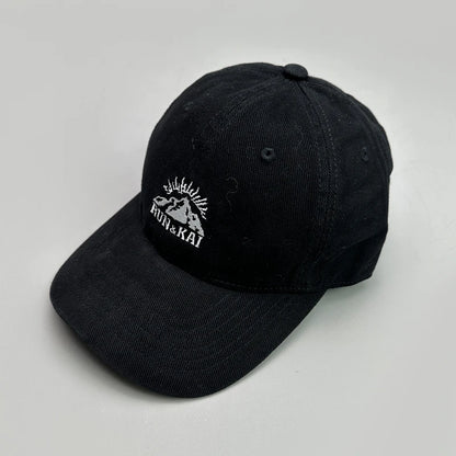 Korean Retro Mountain Embroidery Snapback Caps New Sunshade Baseball Hats Breathable Versatile Fashion