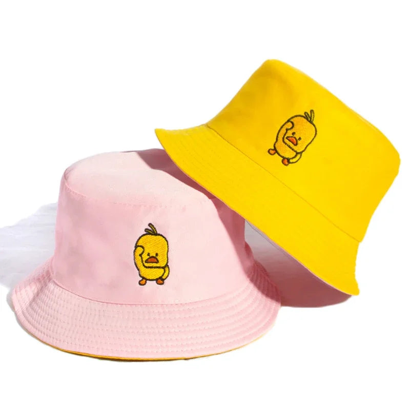 Summer Duck Reversible Bucket Hat for Women