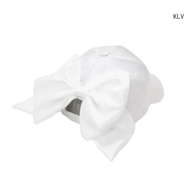 Sunproof Baseball Caps Oversize Bowknot Summer Hat