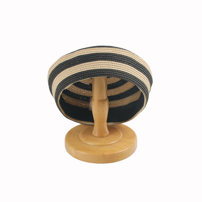Fashion France Striped Dome Beret Women Sailor Hat