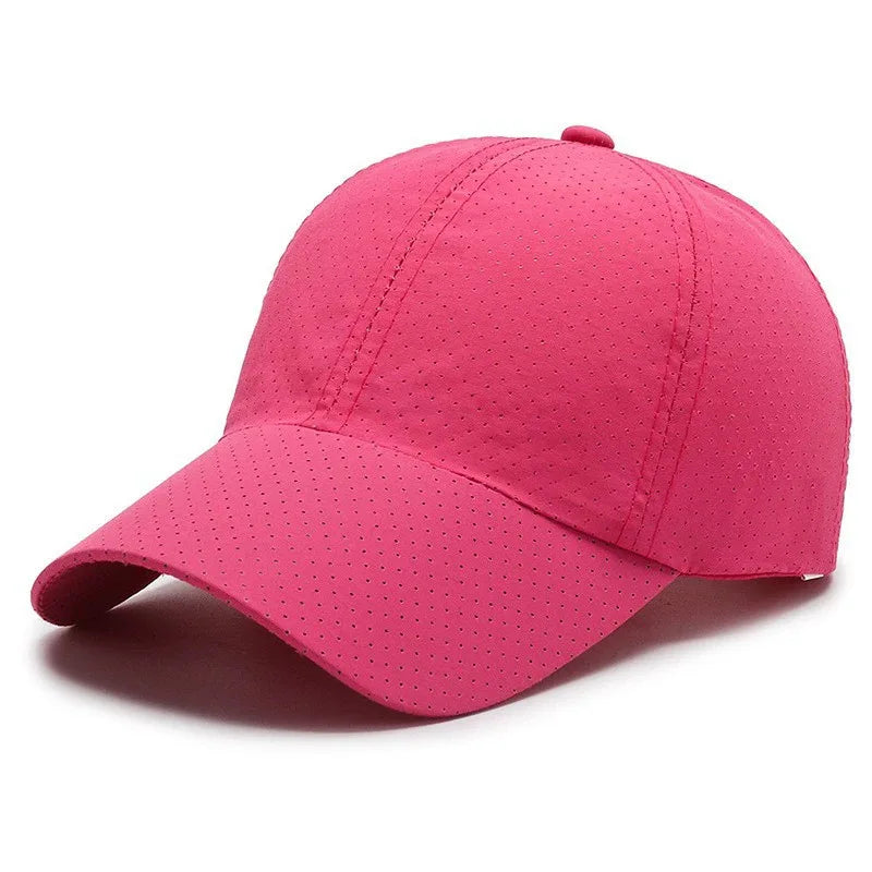 Mesh Quick Dry Cap Men Running Sports Baseball Cap Women