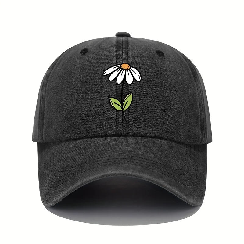 Floral Printed Baseball Cap Men's and Women's All Season