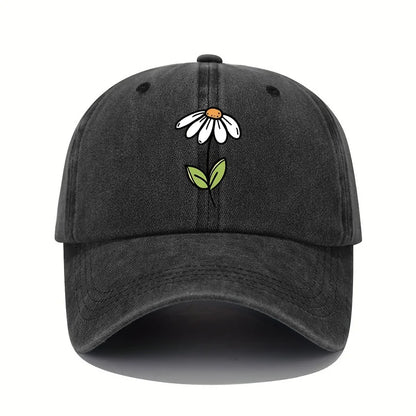 Floral Printed Baseball Cap Men's and Women's All Season