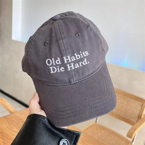 New Baseball Cap Embroidery Lettered Casual