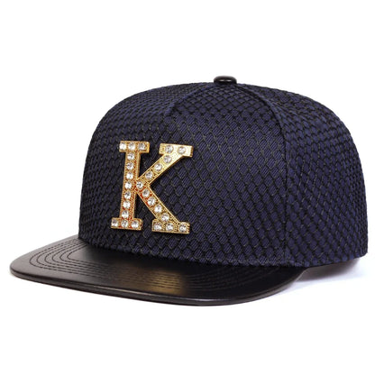 Unisex K Letter Label Hip-hop Hats Fashion Spring Autumn