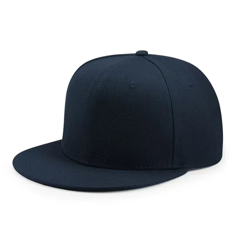 Baseball Caps Adult Flat Peak Hip Hop Fitted Hat Men Women